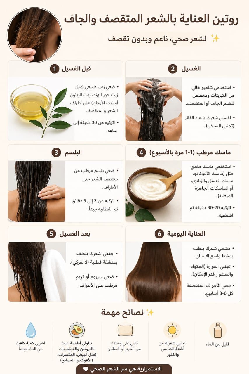 كيف تبني روتينًا للشعر الدهني والرفيع